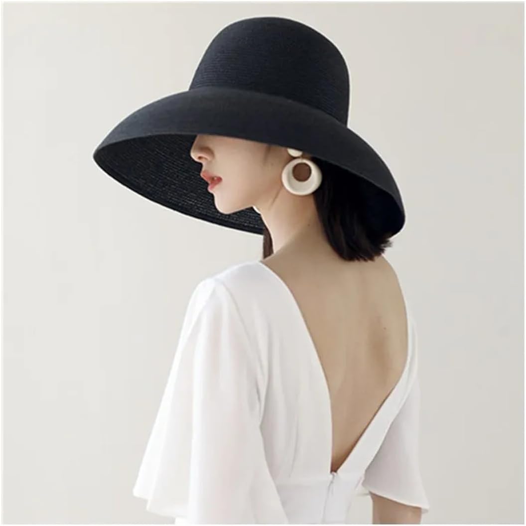 Women's Hat Sun Hat Folding Beach Hat Big Brim Travel Sun Hat Travel Hat