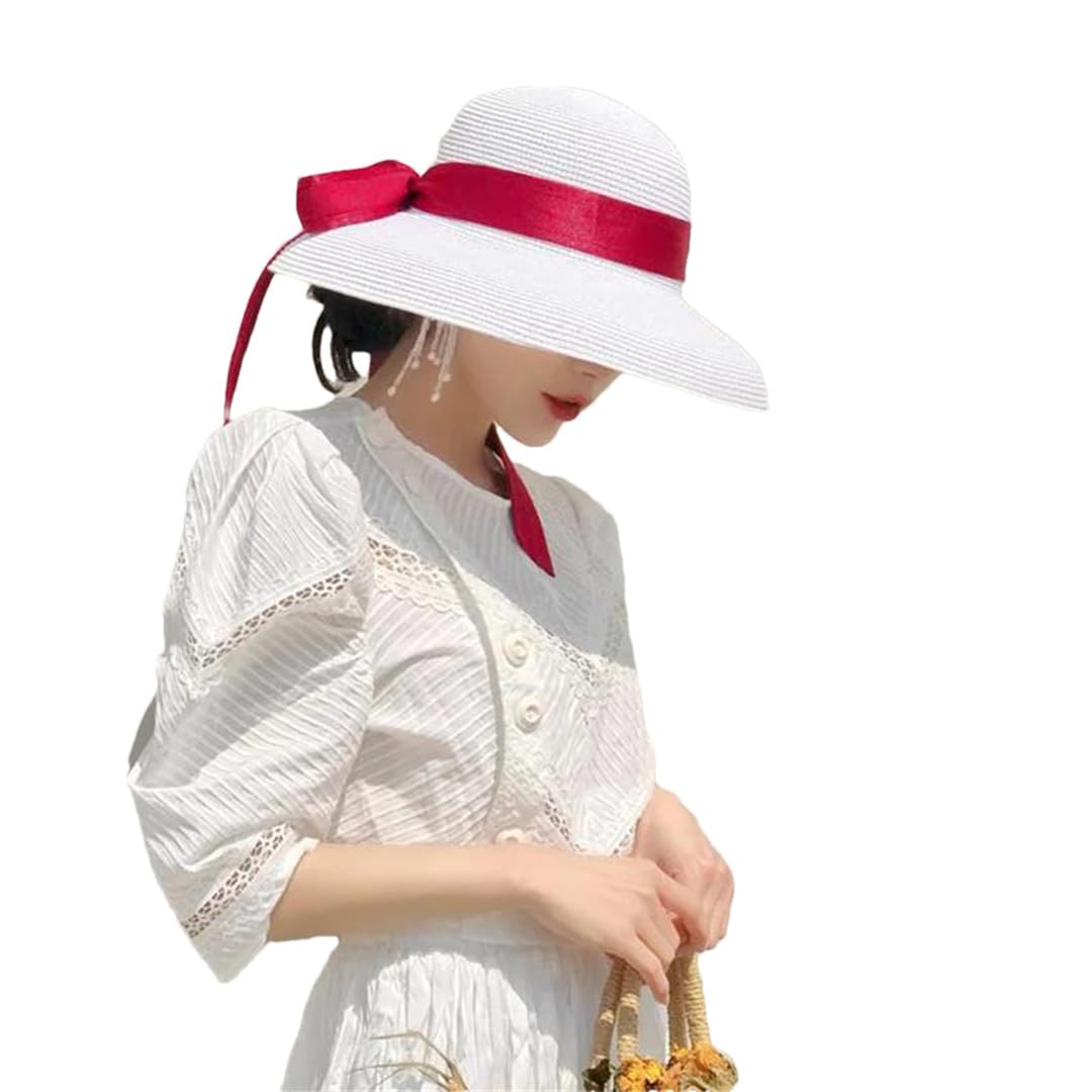Women's Hat Sun Hat Folding Beach Hat Big Brim Travel Sun Hat Travel Hat