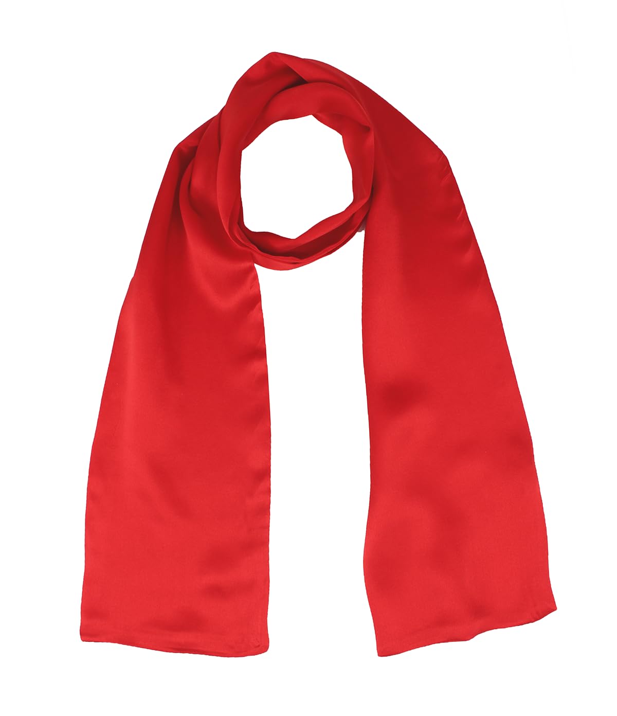 ANDANTINO 100% Silk Scarf for Women 59”*6.3” Long Shawls for Headscarf and Neck- Oblong Hair Wraps with Gift Packed