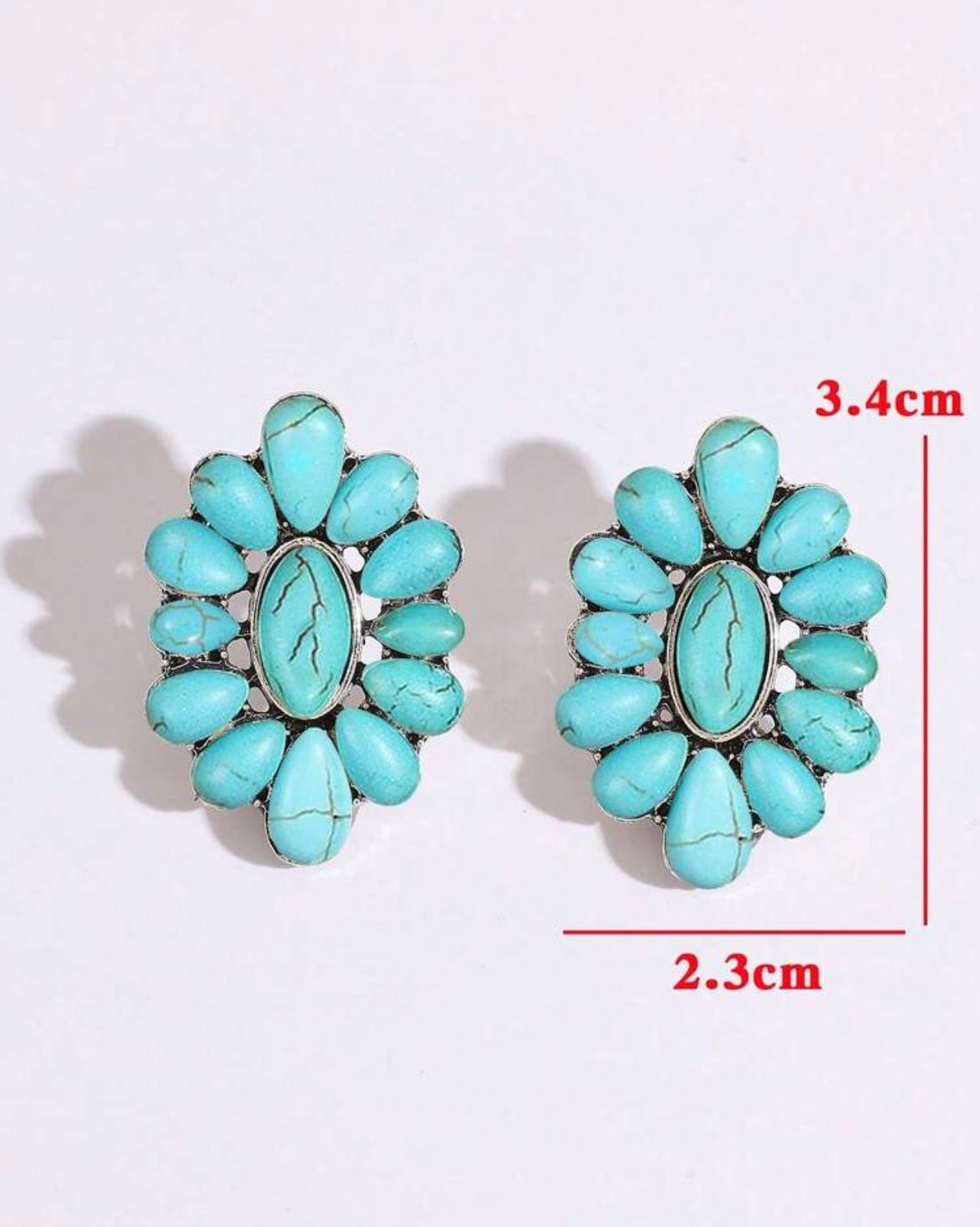 Turquoise Decor Earrings