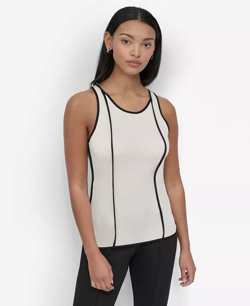 Women'S Contrast Trim Tank Top