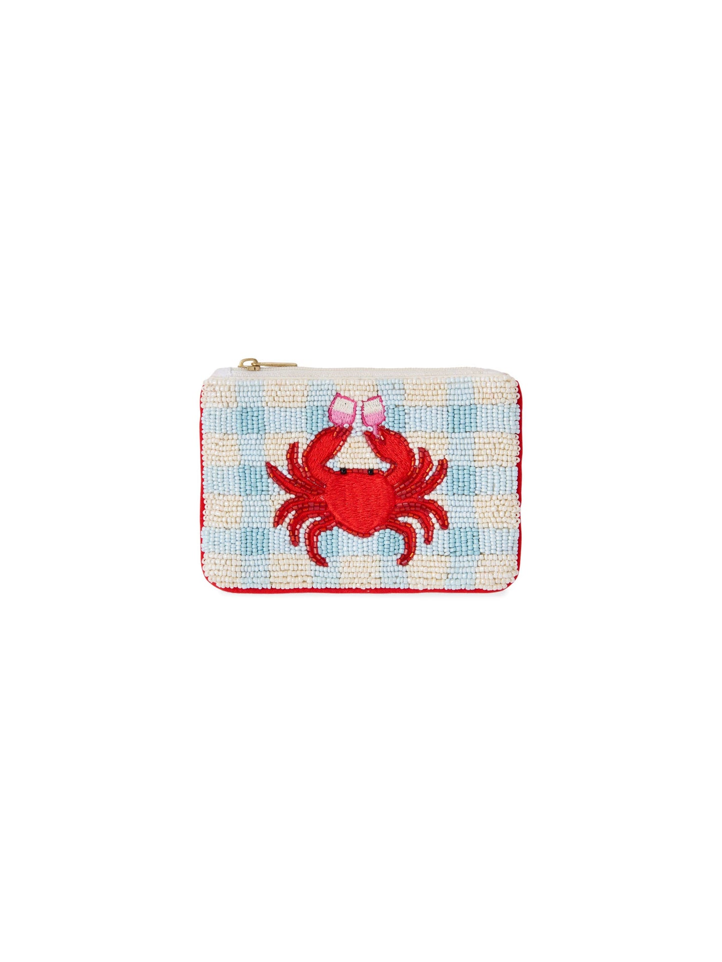 Shiraleah - RIVIERA BEADED COIN POUCH,BLUE