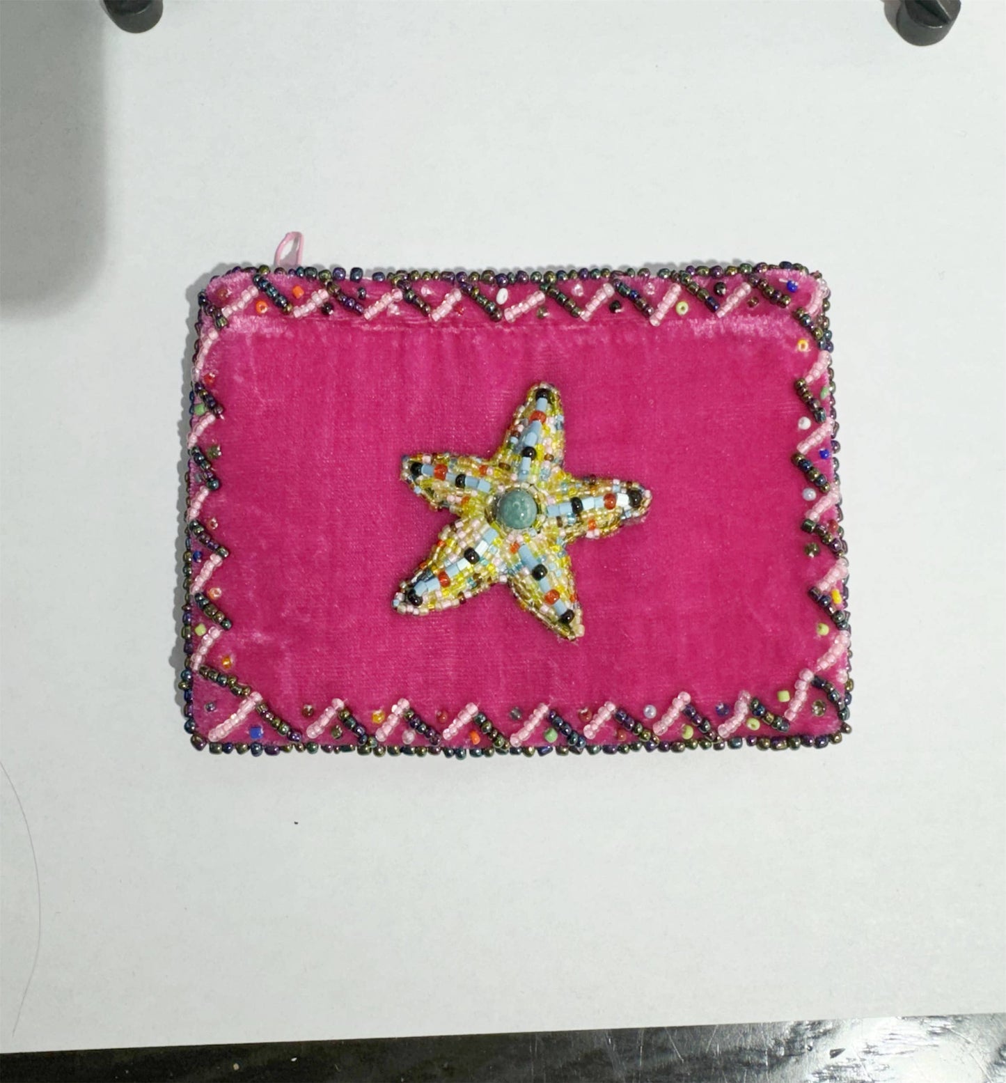 Ole - Starfish Rectangular Coin Purse : Random Color-1PCS