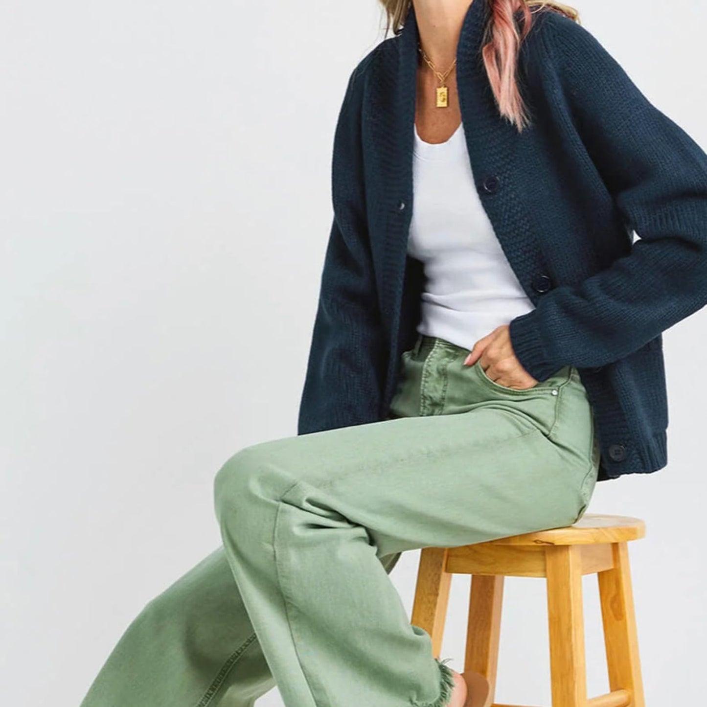 Women Lobster Knit Sweater Cardigan Y2k Long Sleeve Graphic Knitted Cardigans Goth Vintage Knitwear Fall Winter