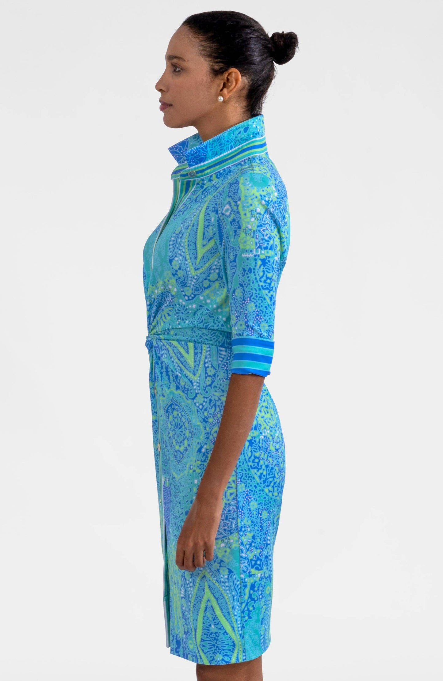 Gretchen Scott LLC - Twist & Shout Dress - Grand Bazaar: Brights / M