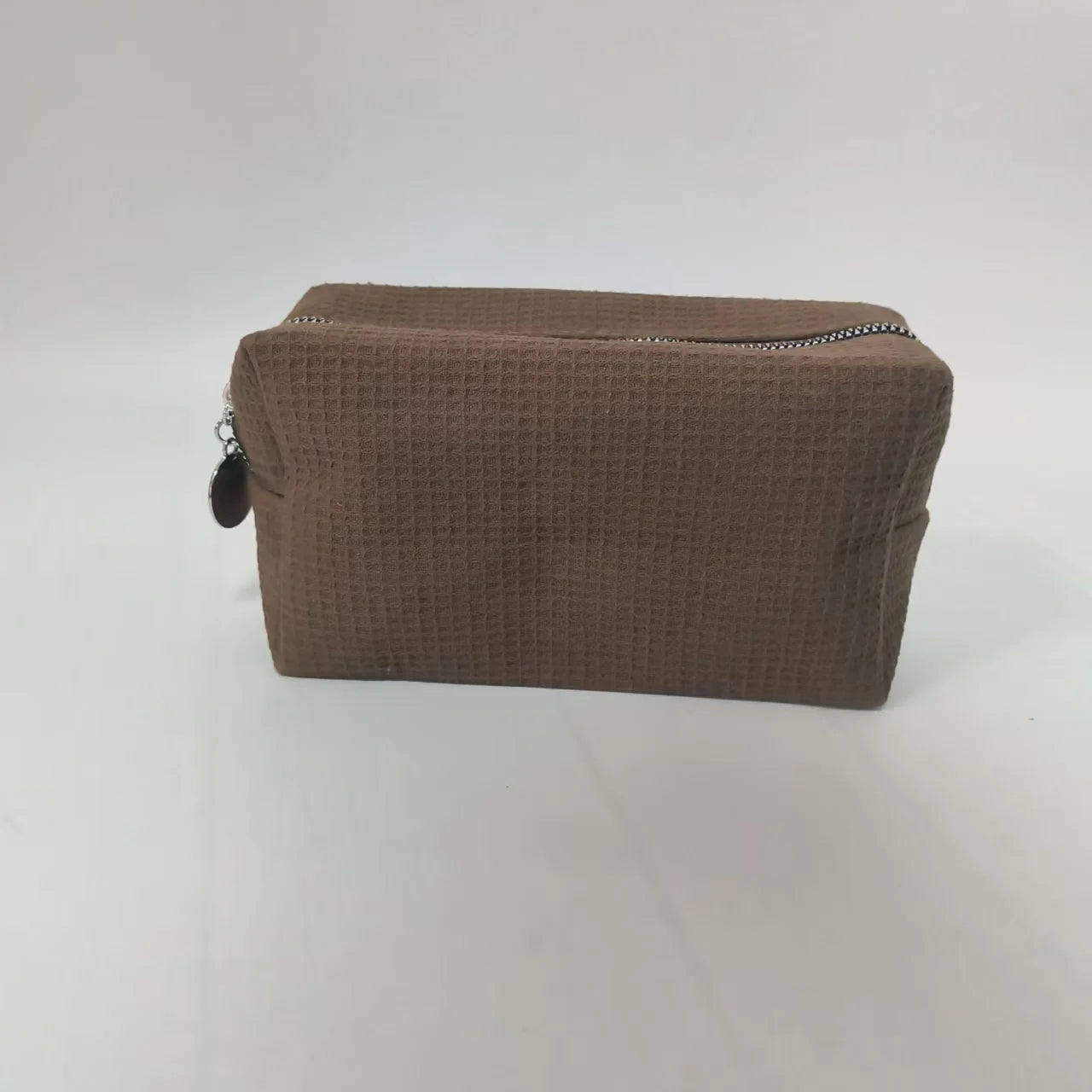 Personalized Makeup Bag -Travel Cosmetic Bag -Custom Waffle Weave Bag- Bridesmaid Gift - Monogram Toiletry Bag - Makeup Bag Set