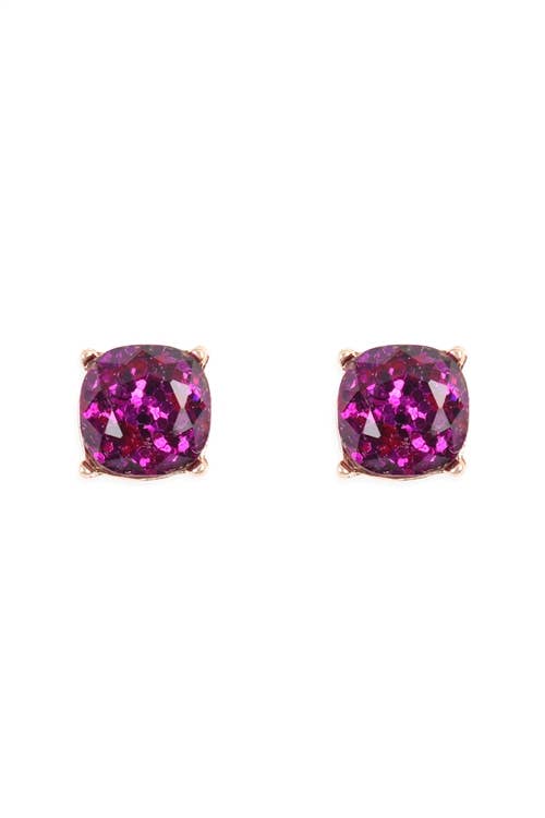 MYS Wholesale Inc - Sparkling Glitter Epoxy Stud Earrings - Fashion and Elegance: Multicolor