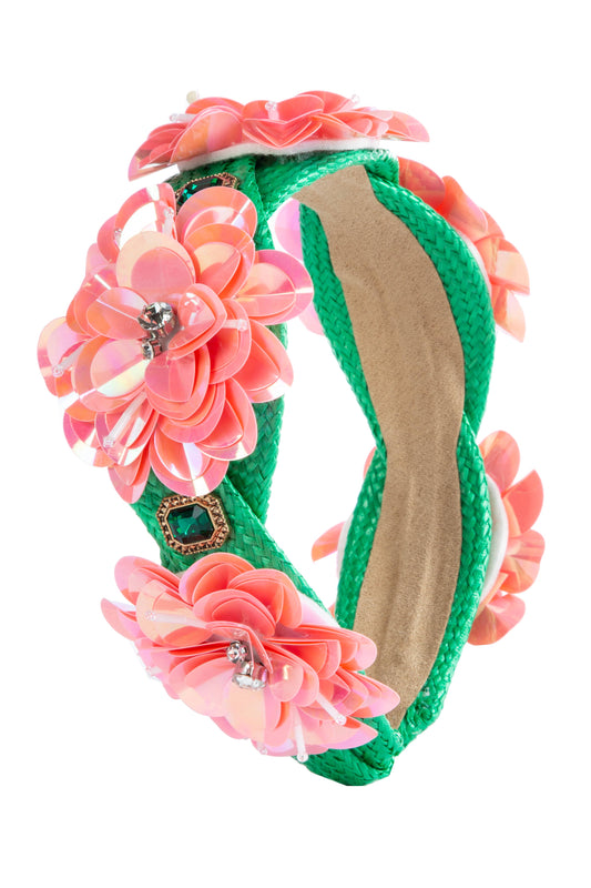 Ole - Floral Rhinestone Headband