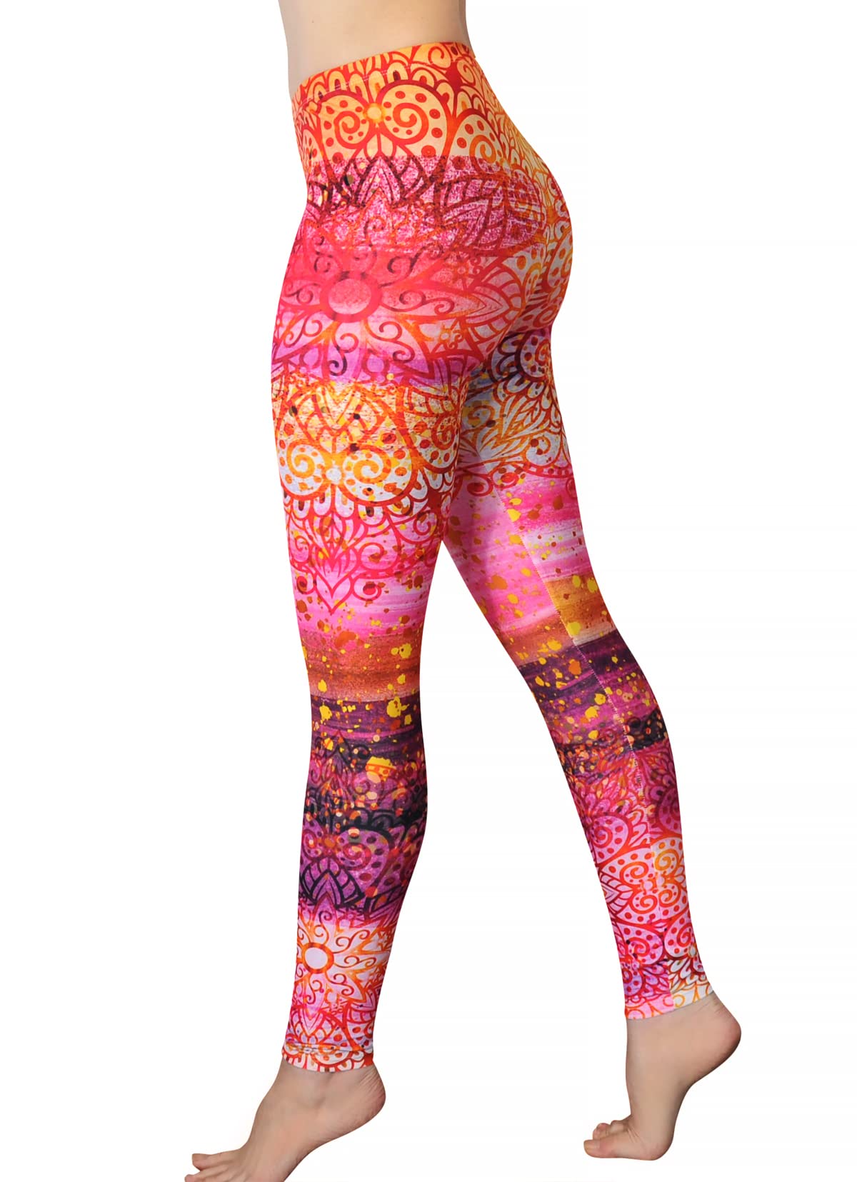 Comfy Yoga Pants – Soft Printed Workout Leggings for Women - Fun Lightweight Printed Yoga Leggings