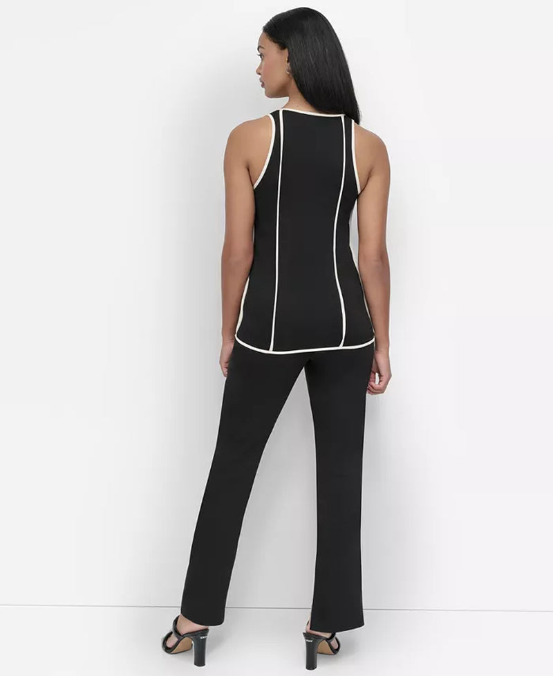 Women'S Contrast Trim Tank Top