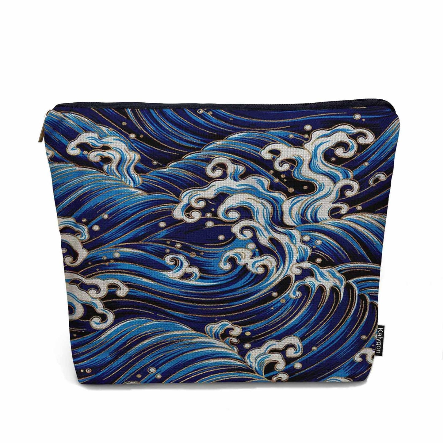 Lobster Cosmetic Travel Bag For Toiletries, Cartoon Lobster Ocean Sea Wave Makeup Bag Toiletry Bags For Women, Flax Cosmetic Bags Make Up Bag Purse Toiletries Bag Birthday Gift