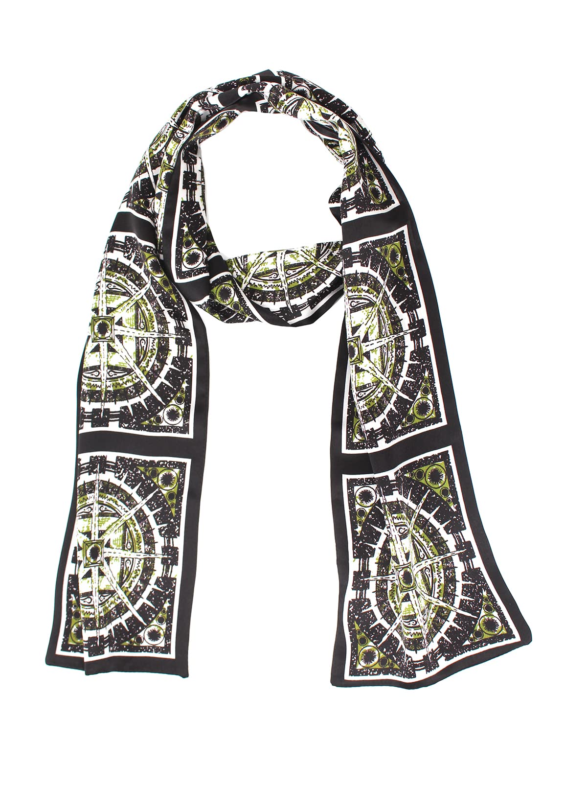 ANDANTINO 100% Silk Scarf for Women 59”*6.3” Long Shawls for Headscarf and Neck- Oblong Hair Wraps with Gift Packed