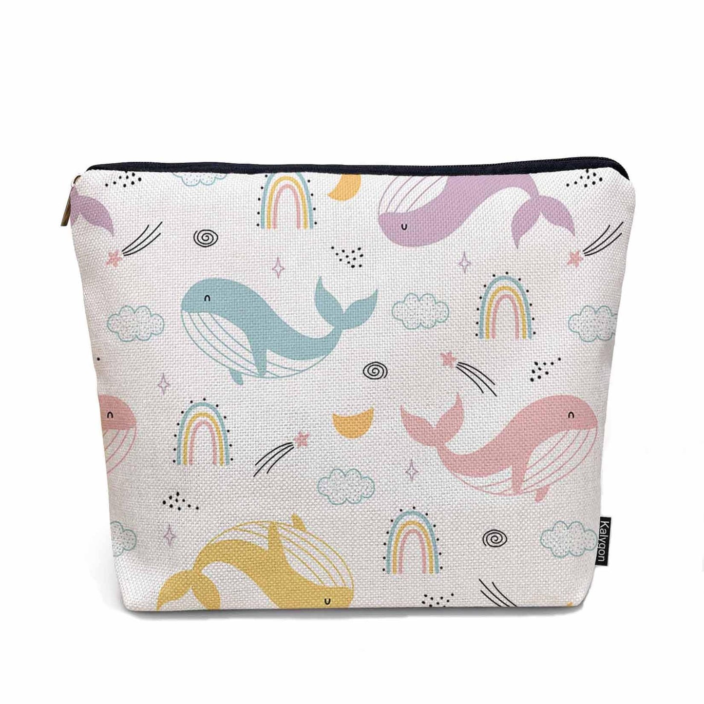 Lobster Cosmetic Travel Bag For Toiletries, Cartoon Lobster Ocean Sea Wave Makeup Bag Toiletry Bags For Women, Flax Cosmetic Bags Make Up Bag Purse Toiletries Bag Birthday Gift