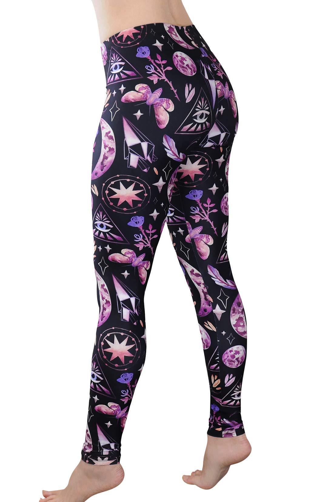 Comfy Yoga Pants – Soft Printed Workout Leggings for Women - Fun Lightweight Printed Yoga Leggings