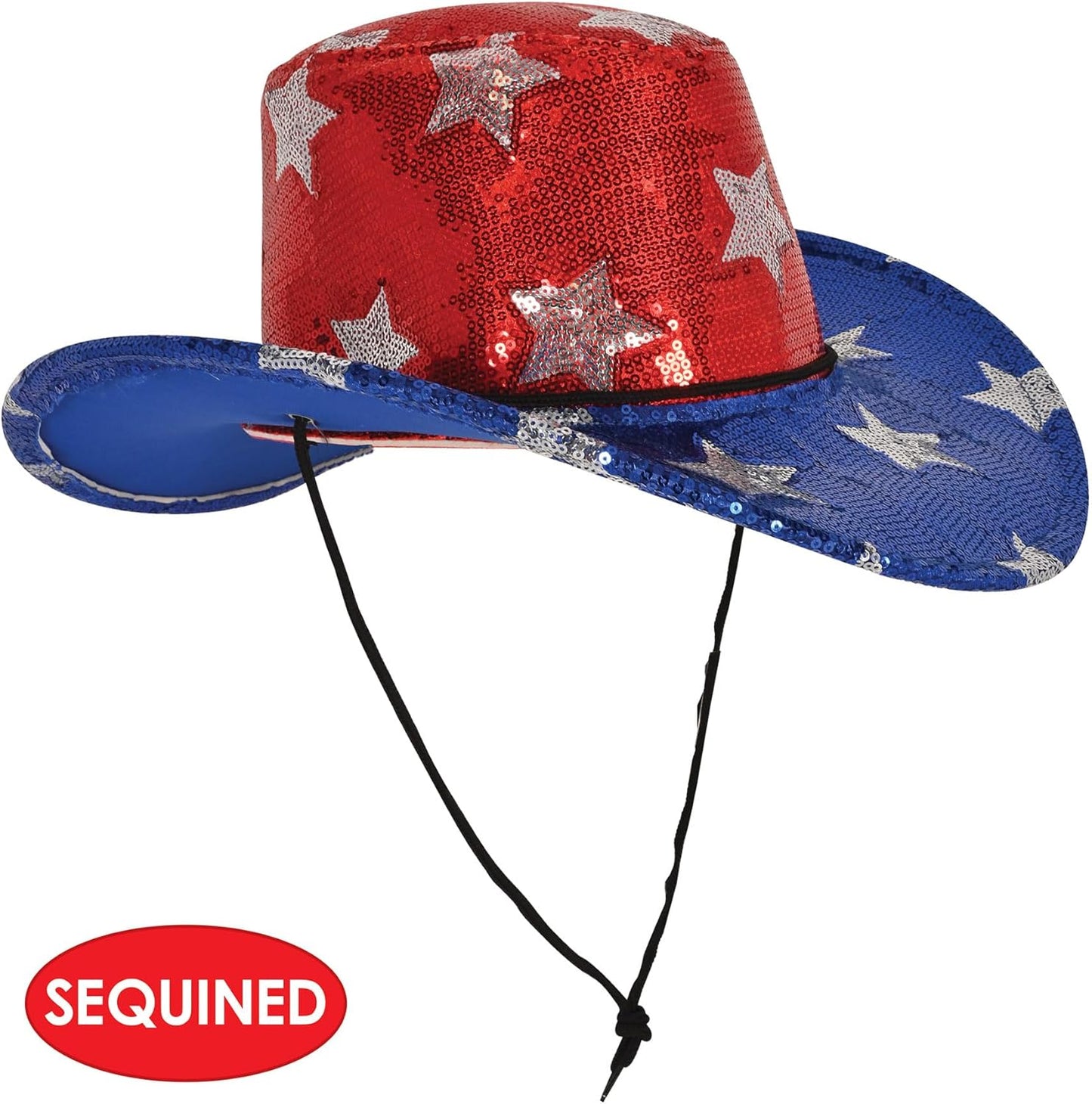 Beistle Kitchen 4th of July Hat, Red/Blue/Silver, One Size