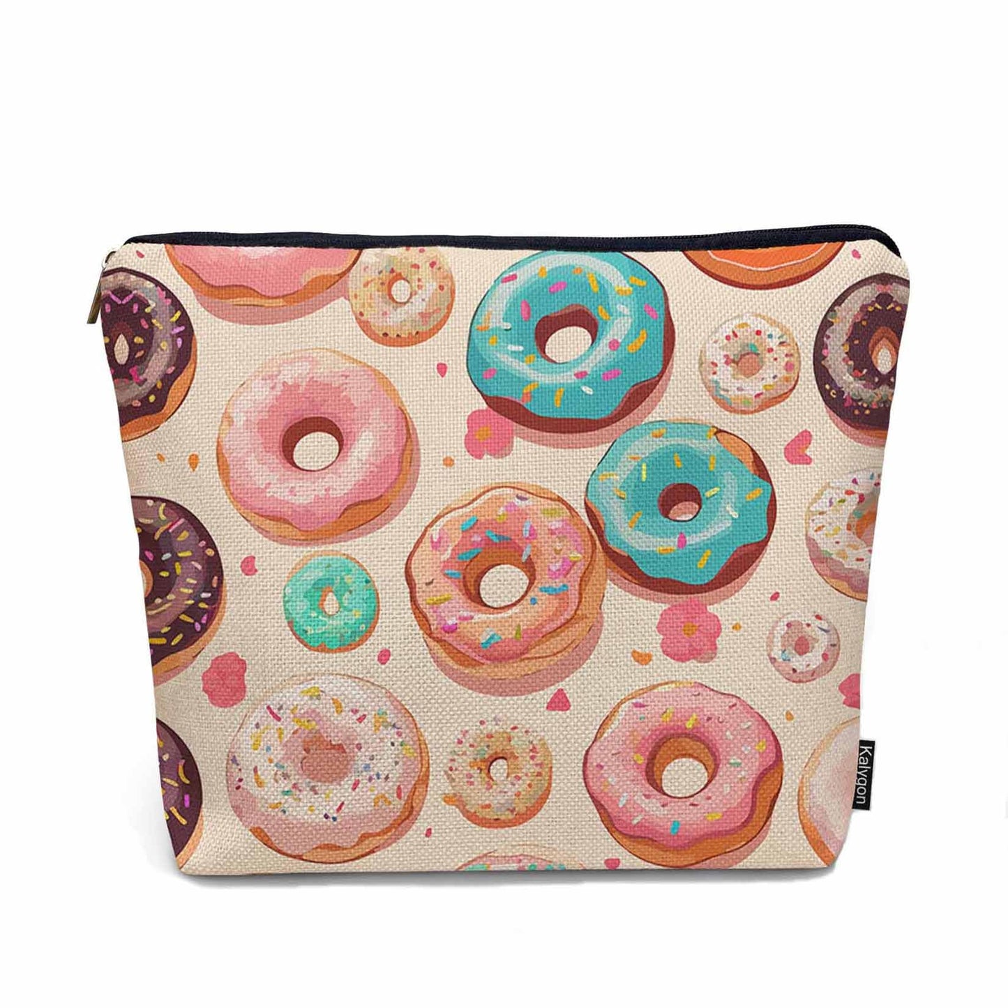 Lobster Cosmetic Travel Bag For Toiletries, Cartoon Lobster Ocean Sea Wave Makeup Bag Toiletry Bags For Women, Flax Cosmetic Bags Make Up Bag Purse Toiletries Bag Birthday Gift