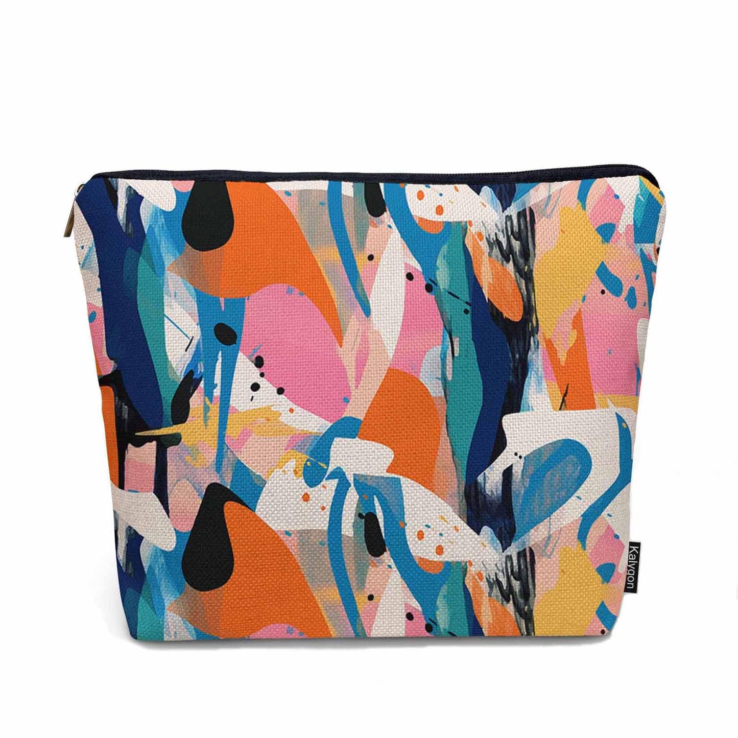 Lobster Cosmetic Travel Bag For Toiletries, Cartoon Lobster Ocean Sea Wave Makeup Bag Toiletry Bags For Women, Flax Cosmetic Bags Make Up Bag Purse Toiletries Bag Birthday Gift