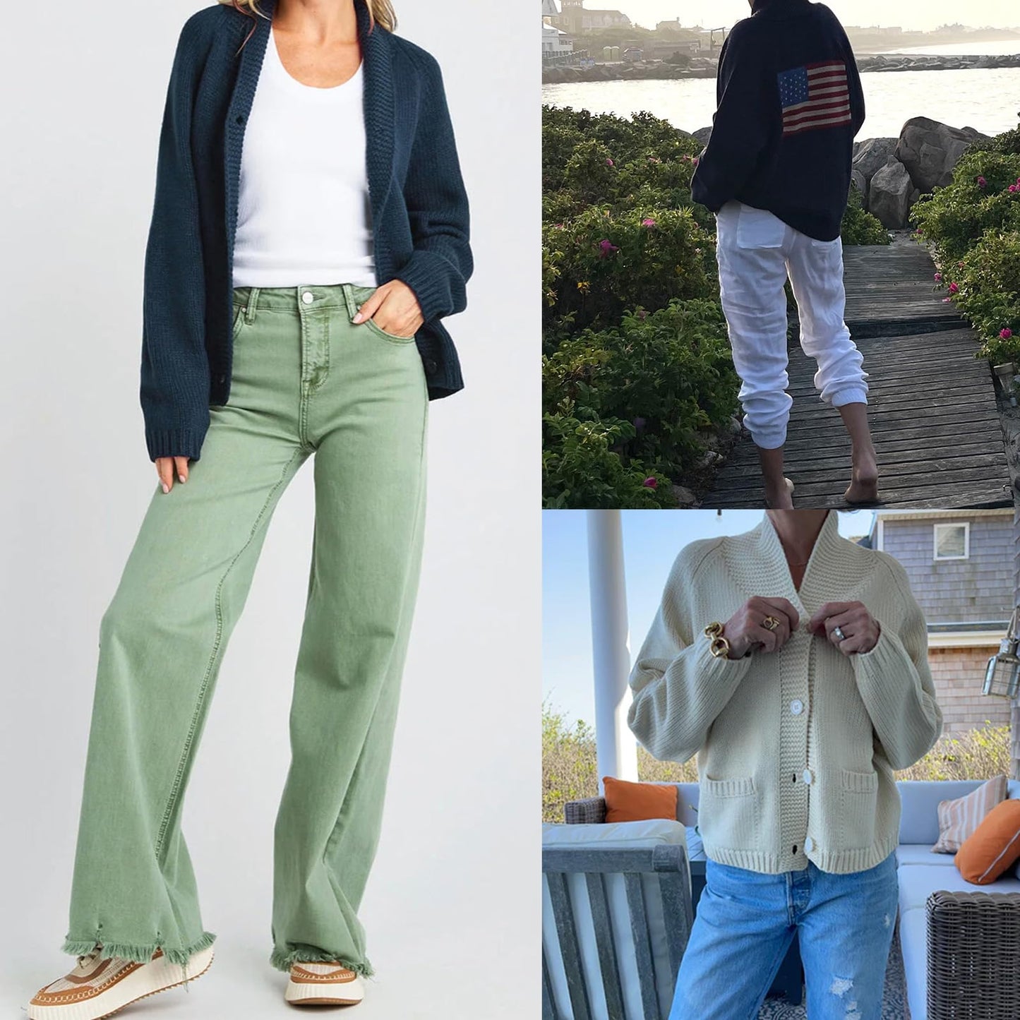 Women Lobster Knit Sweater Cardigan Y2k Long Sleeve Graphic Knitted Cardigans Goth Vintage Knitwear Fall Winter