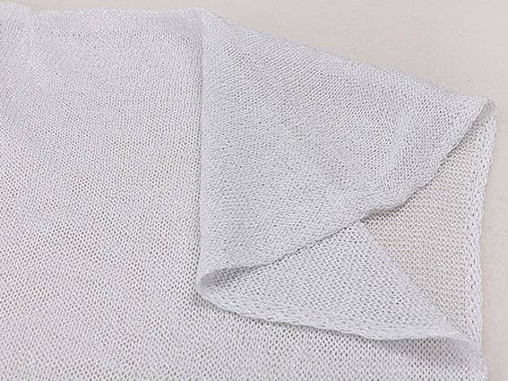 Rosa Clothing - Rose Gold Sparkle Sheer Kimono Beach Bikini CoverUp Robe: Rose Gold / M