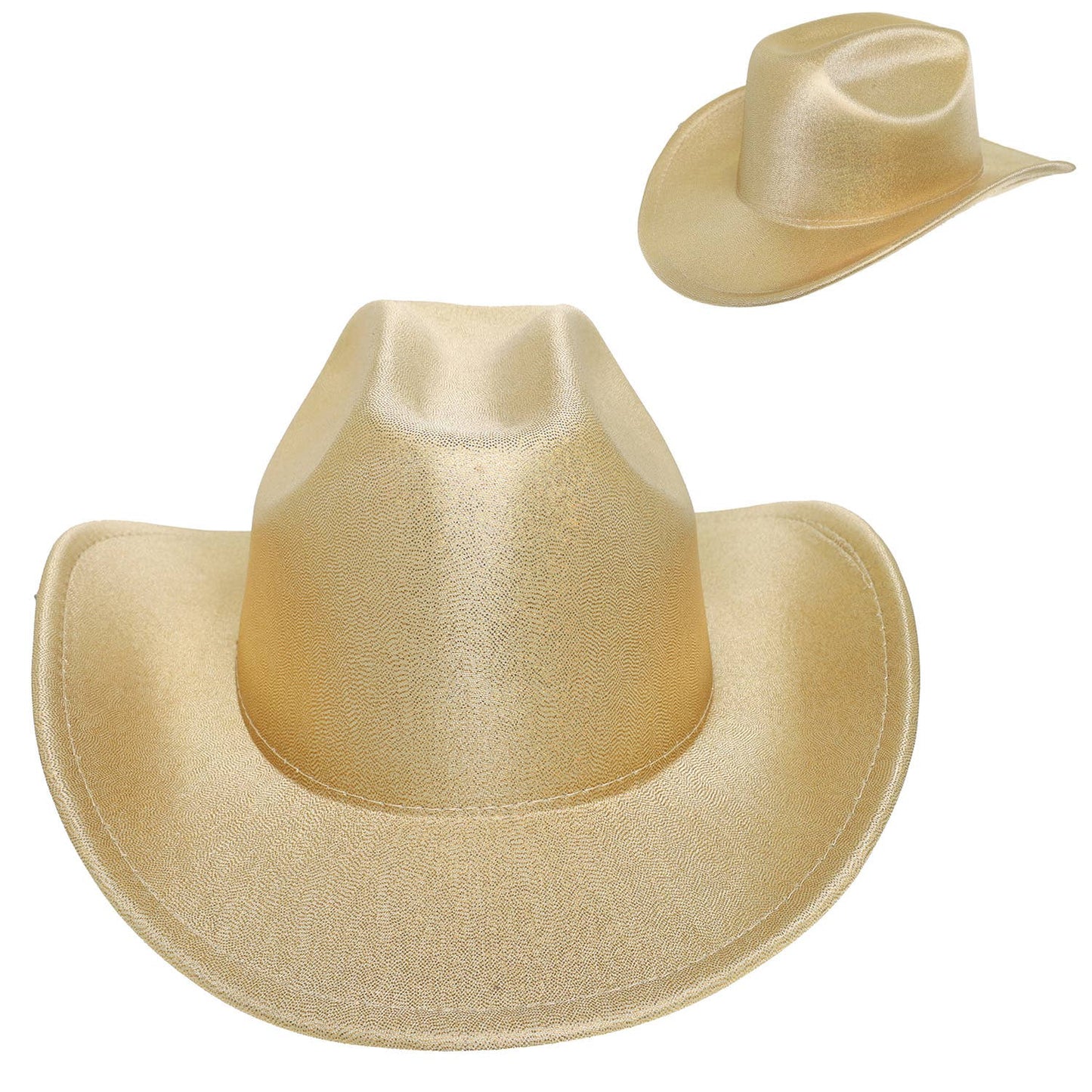 SP Sophia Collection - Fashion Sequin Glittering Cowboy Hat : Fuchsia