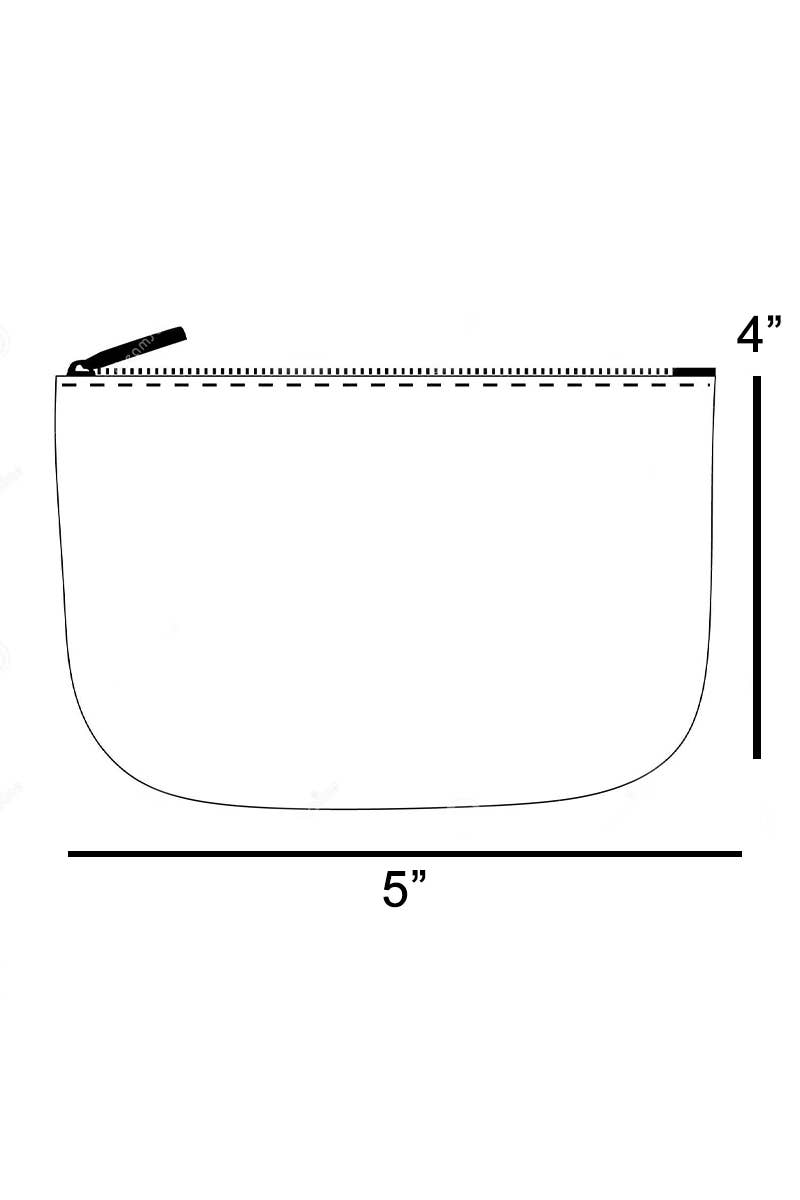 Collections by Fame Accessories - Seed Beaded Good Vibes Coin Purse: MULTI