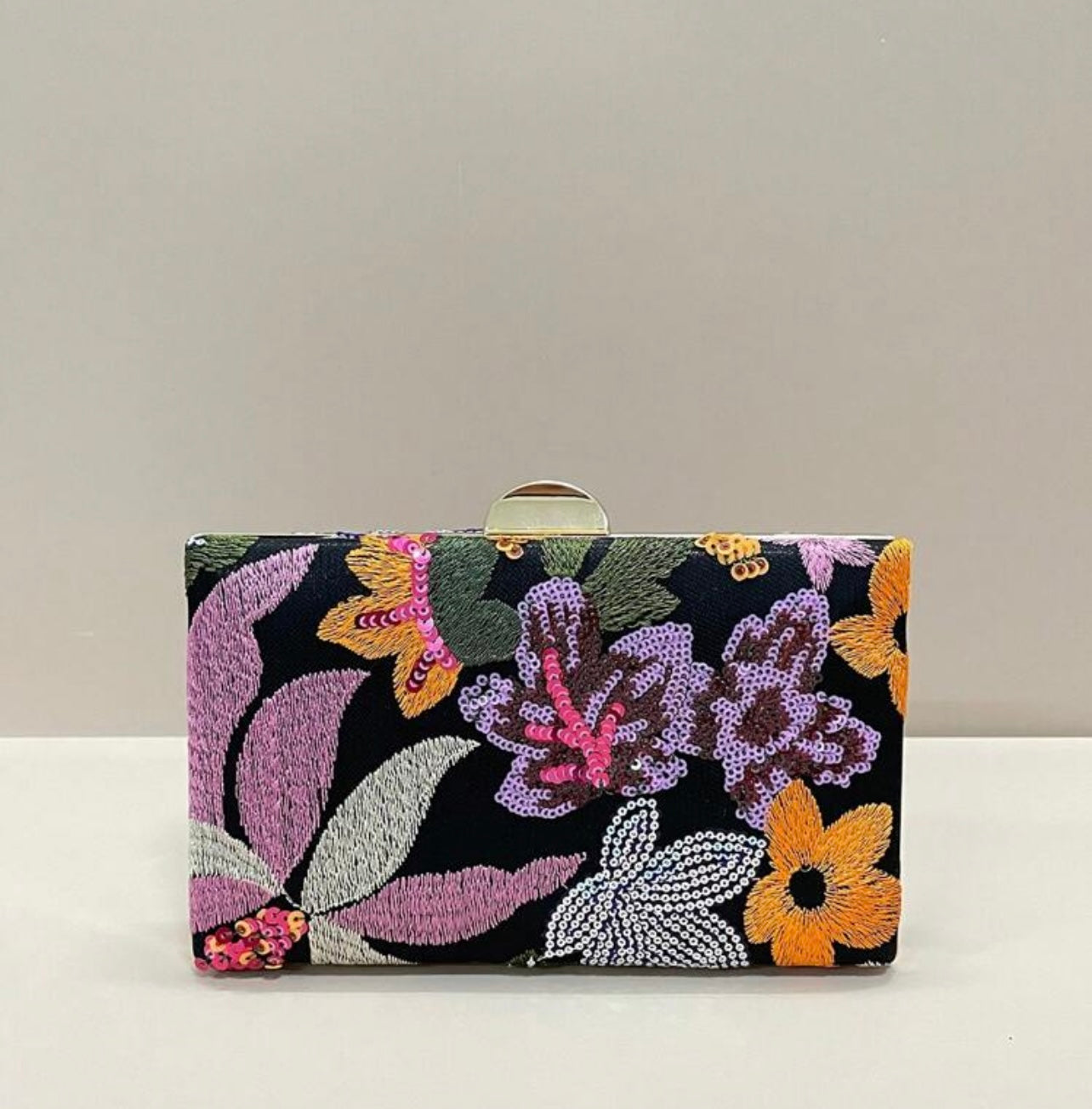 Floral Elegant Clutch Bag