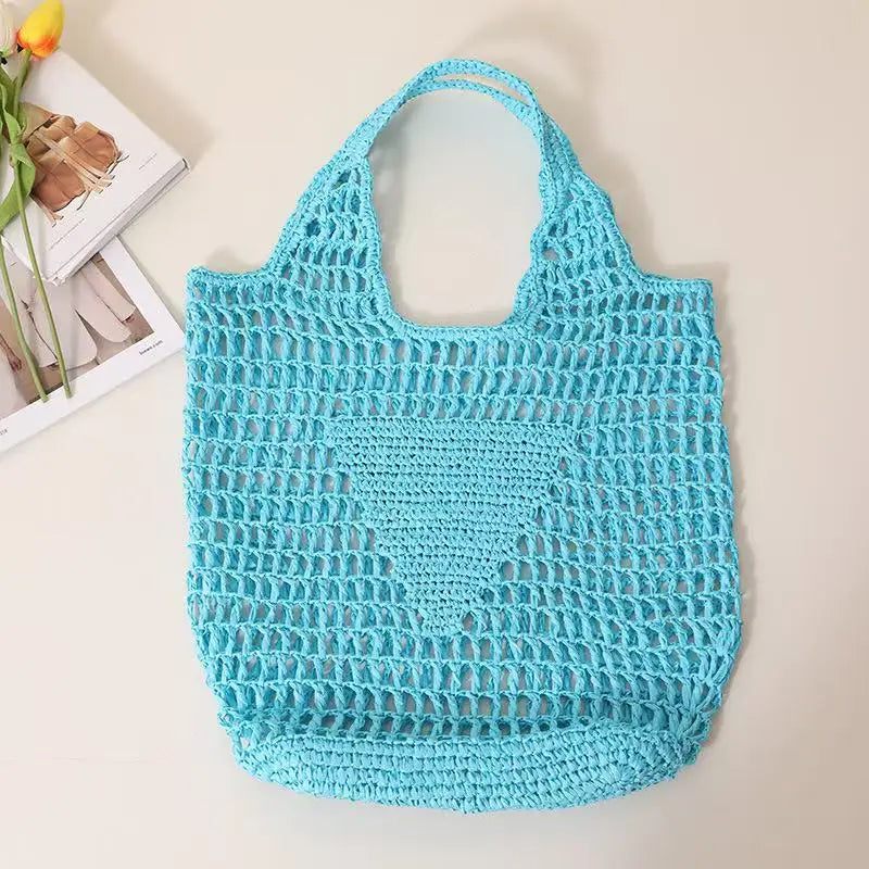 Personalized Beach Tote Bags Custom Bridesmaid Raffia Bag With Name,Monogram Initials Handle Straw Bag Bridesmaid Wedding Gifts