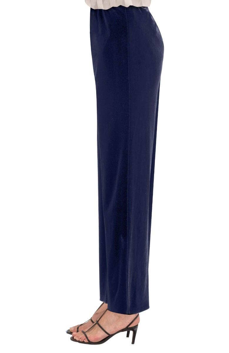 Gretchen Scott LLC - Palazzo Pant - Luxe Velvet: Black / M