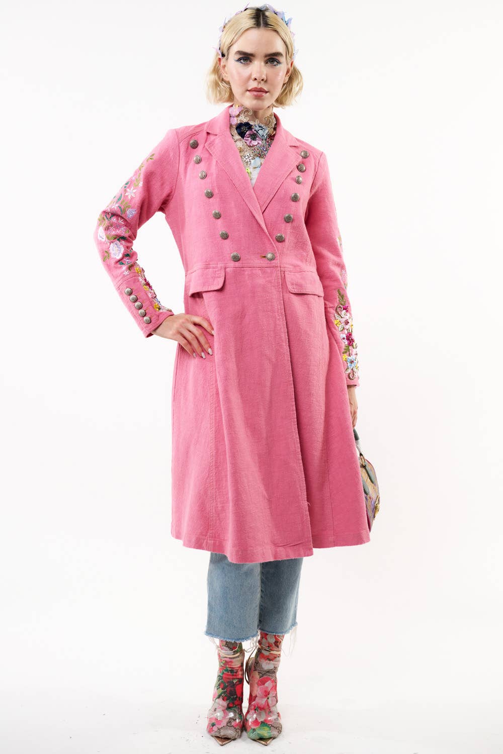 Aratta - Pink City Coat: Rose / M