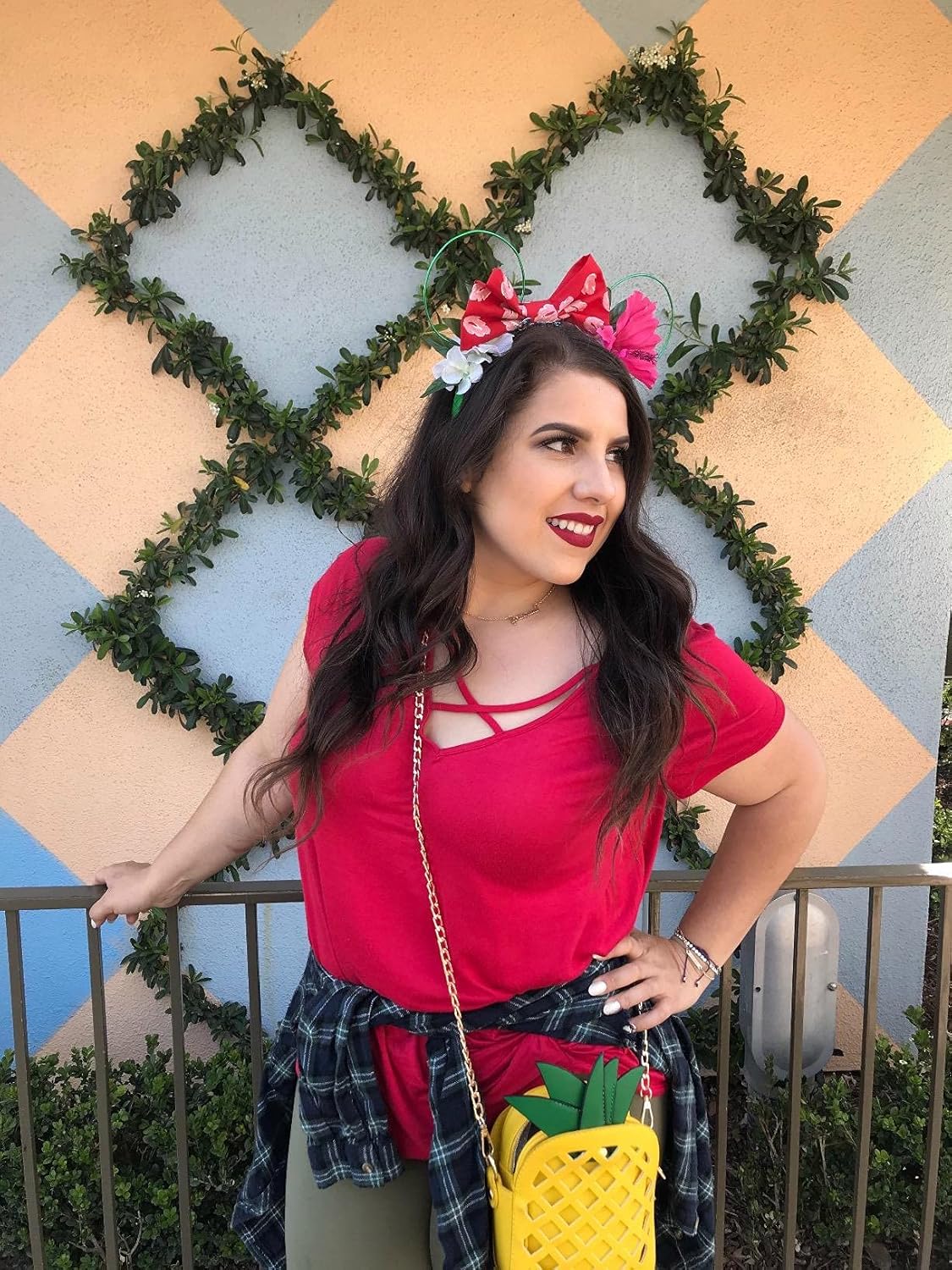 yuboo Women's Pineapple Purse, Summer Pineapple Bag Yellow Crossbody Shoulder Bag Novelty Purse for Hawaiian Tropical Accessories for Women