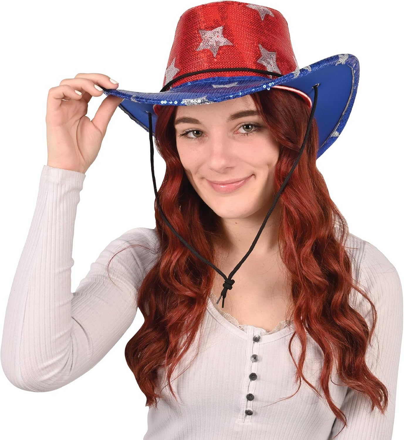 Beistle Kitchen 4th of July Hat, Red/Blue/Silver, One Size