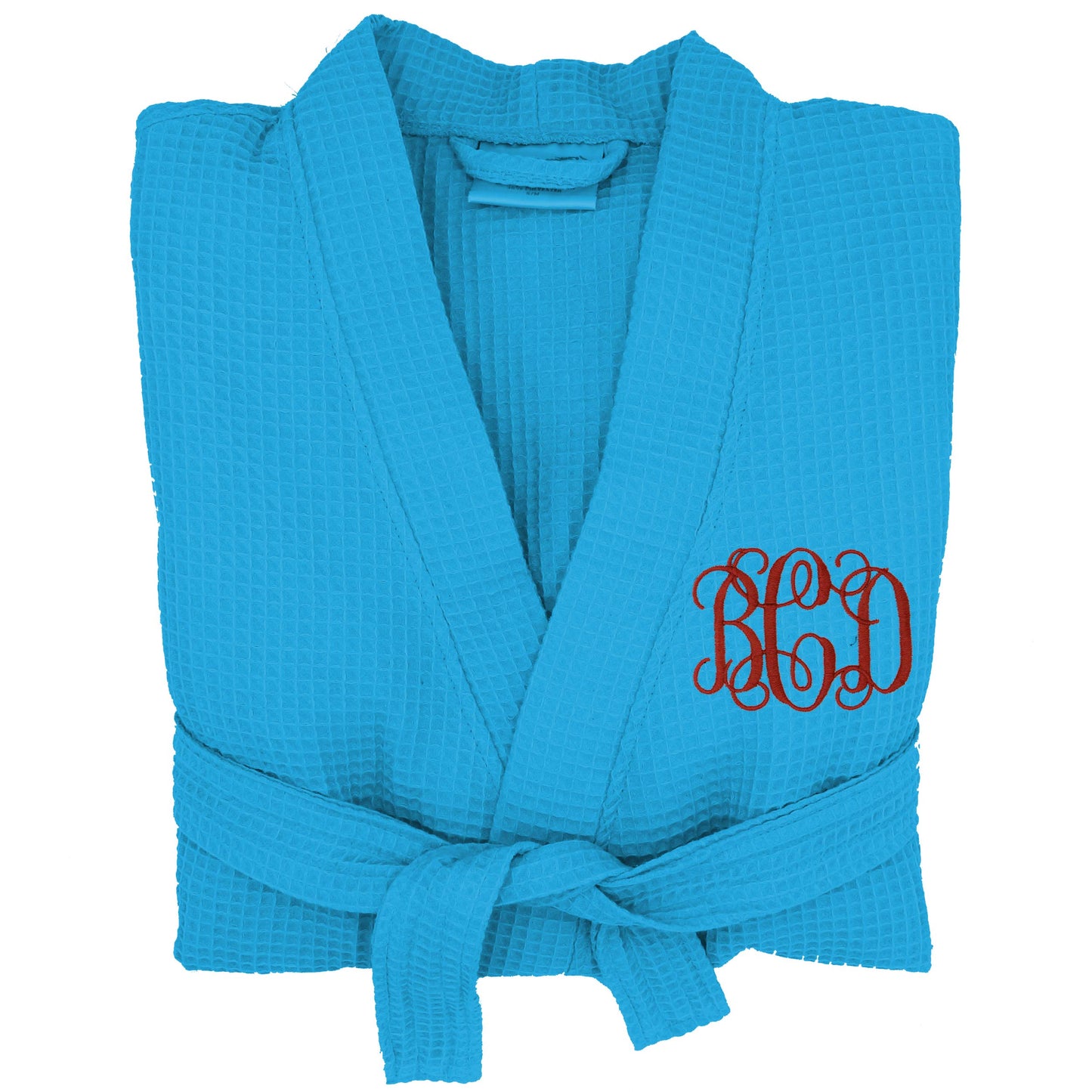 Personalized Waffle Bridesmaid Kimono Robe - Wedding Bridal Party Robes - Women's Bathrobe - Custom Monogrammed