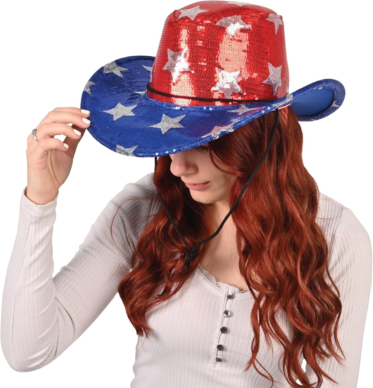 Beistle Kitchen 4th of July Hat, Red/Blue/Silver, One Size