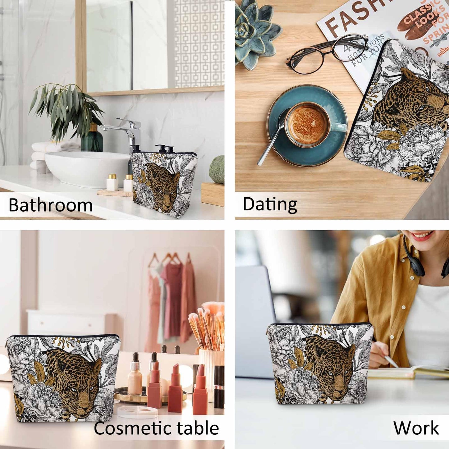 Lobster Cosmetic Travel Bag For Toiletries, Cartoon Lobster Ocean Sea Wave Makeup Bag Toiletry Bags For Women, Flax Cosmetic Bags Make Up Bag Purse Toiletries Bag Birthday Gift