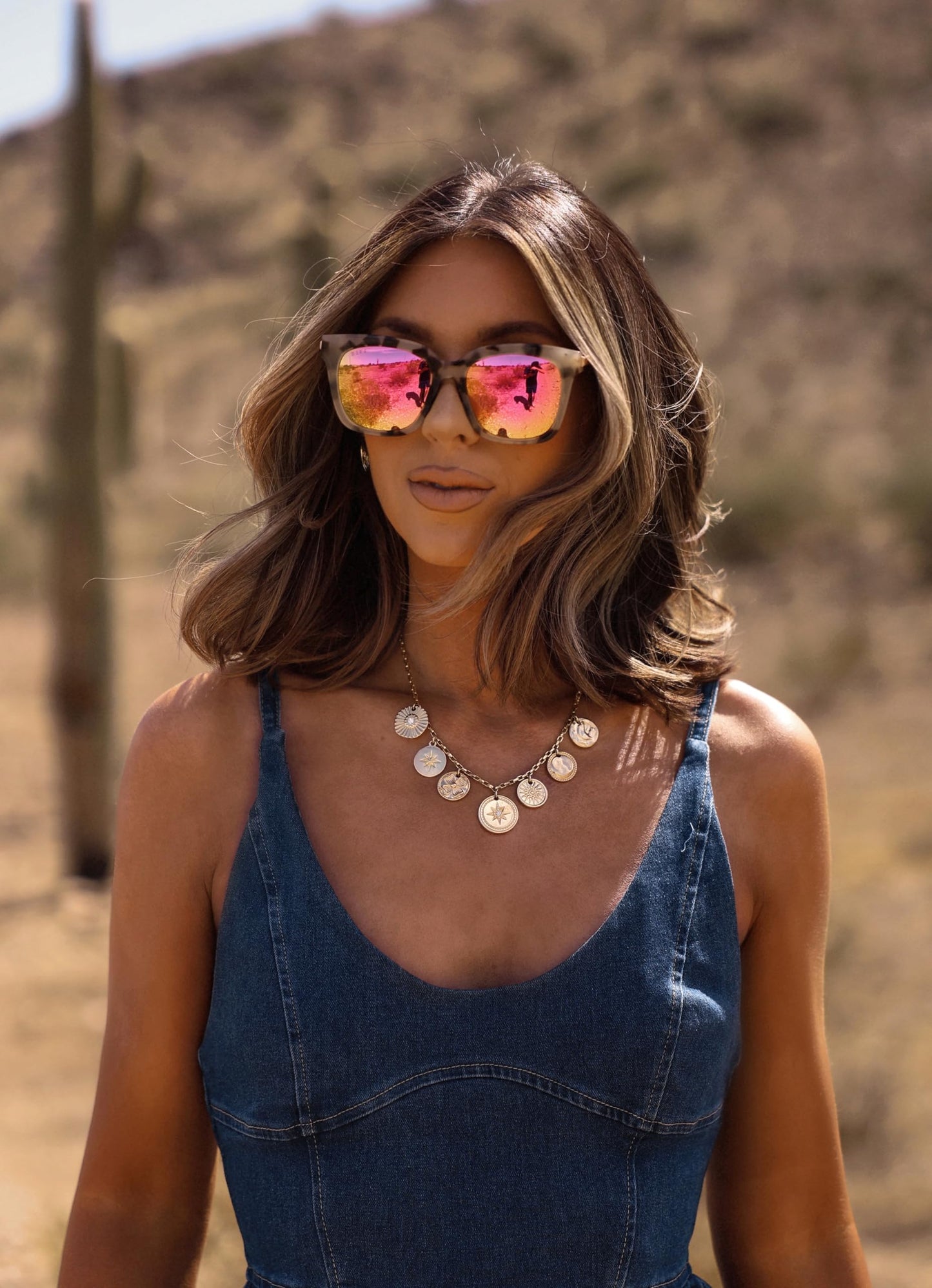 DIFF Bella Designer Square Oversized Sunglasses for Women UV400 Protection, Tortoise frame w/giftable travel case