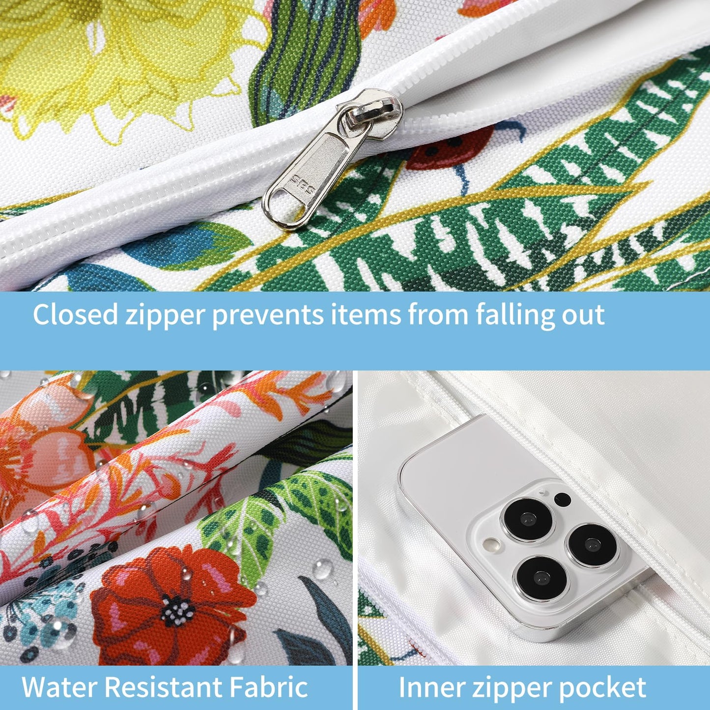 Beach Bags for Women - Large Beach Tote Bag, Women Sandproof Pool Bag for Pool Gym Grocery Travel