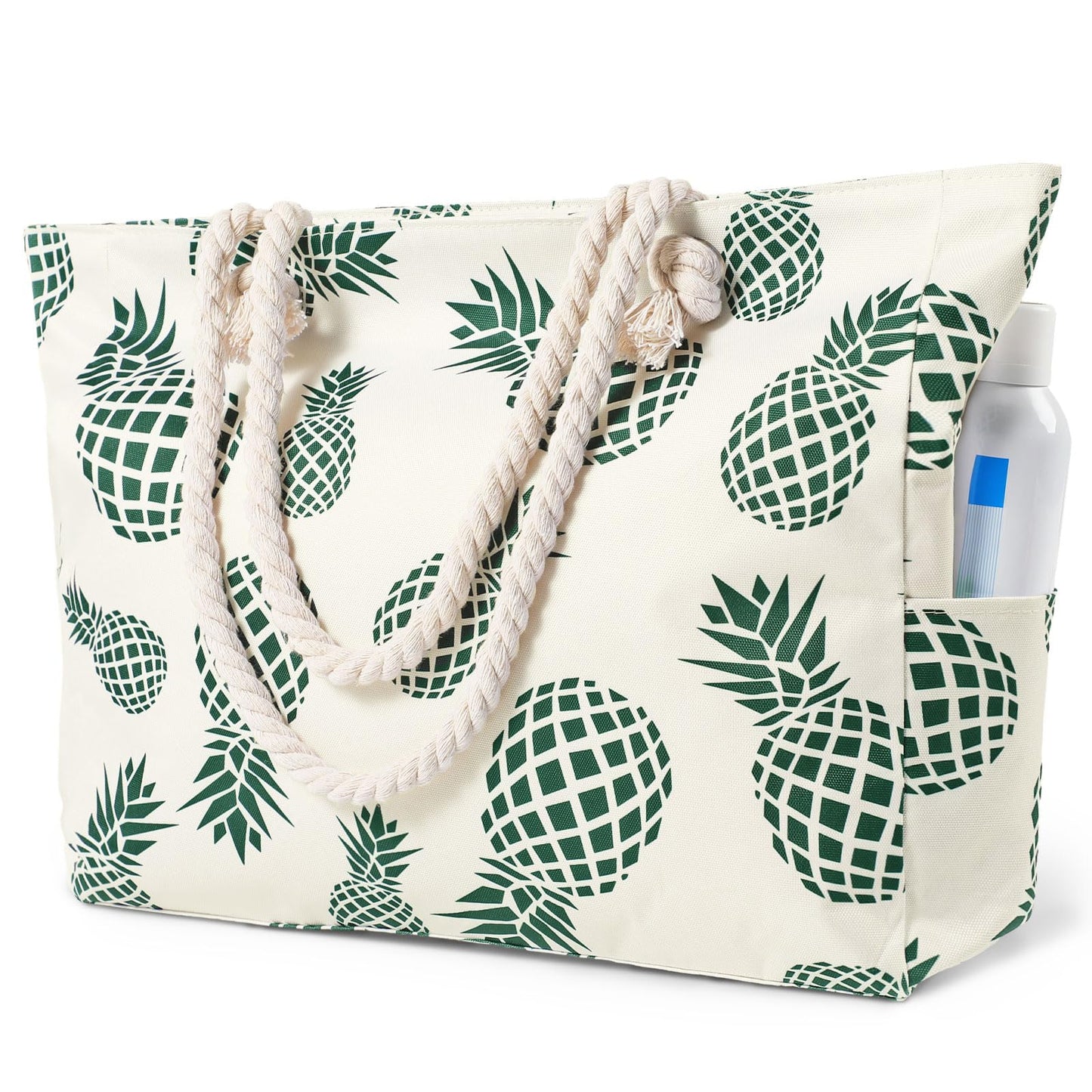 Beach Bags for Women - Large Beach Tote Bag, Women Sandproof Pool Bag for Pool Gym Grocery Travel