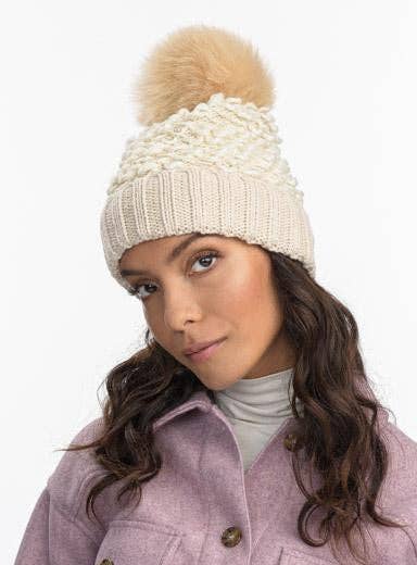 Kyi Kyi - Harmony Faux Fur Beanie: Black