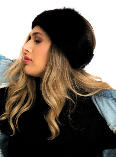 Kyi Kyi - Luxe Angora Headband Fur: Beige