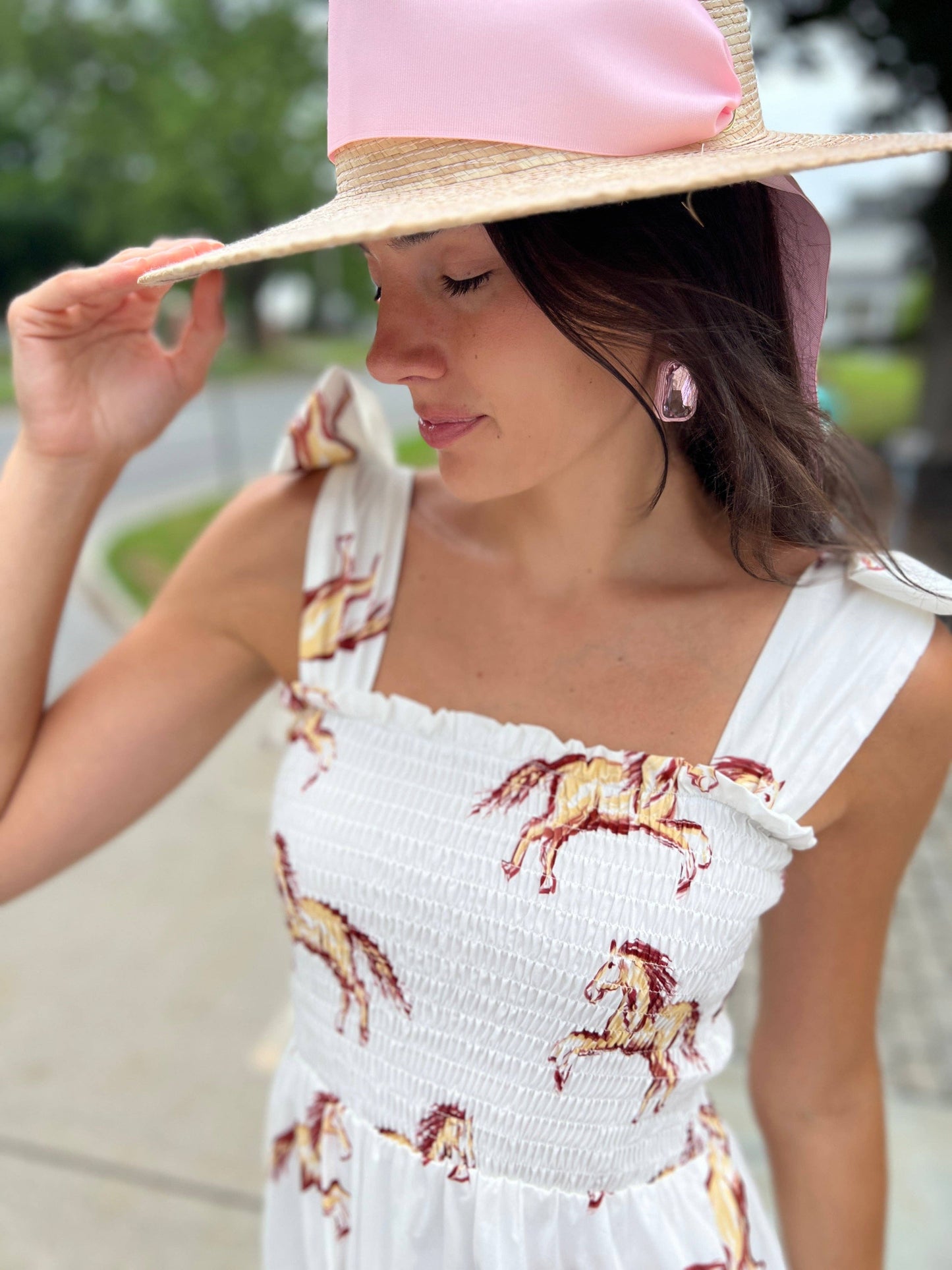 Kathleen Maeve - Emma Bow Maxi Dress | Horses: M