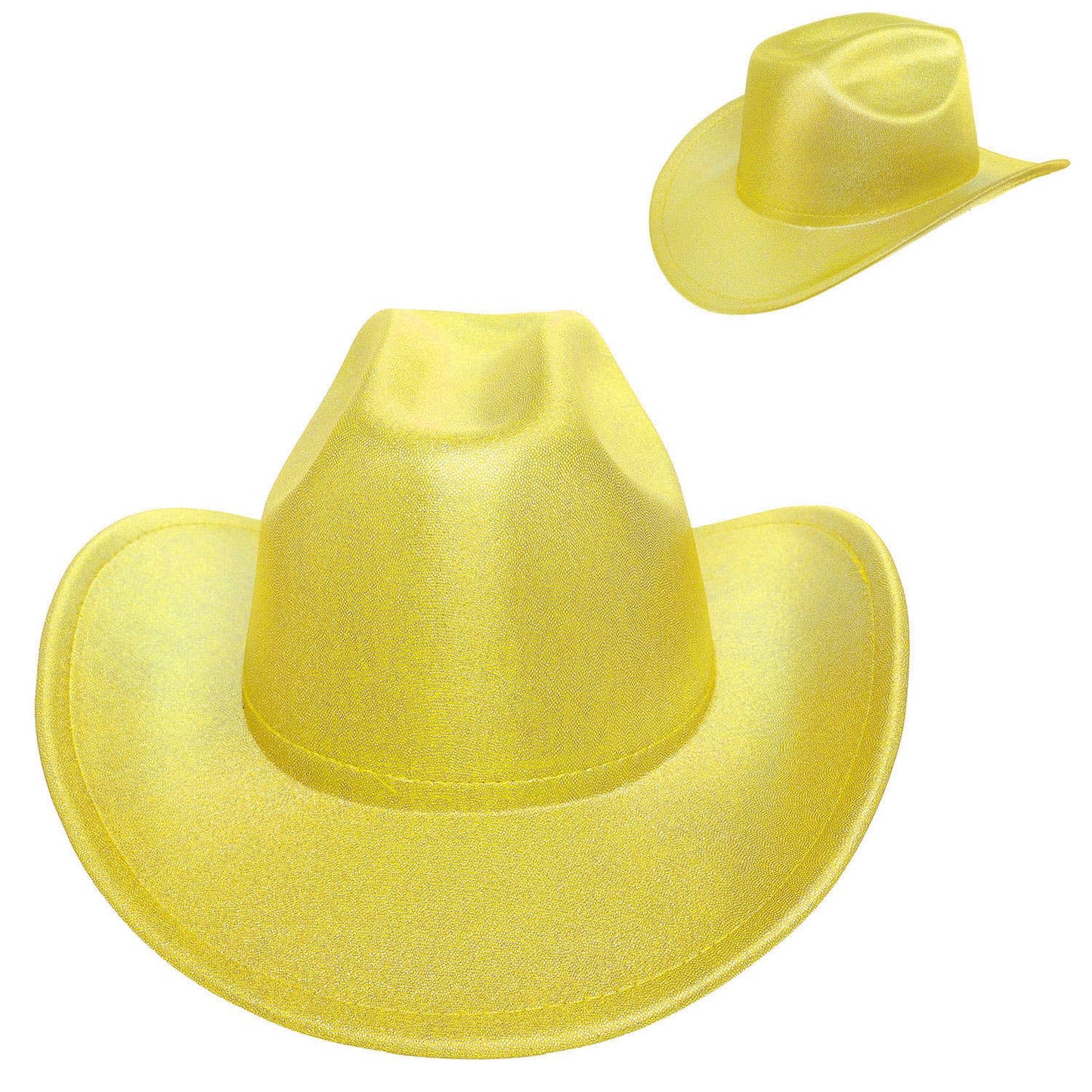 SP Sophia Collection - Fashion Sequin Glittering Cowboy Hat : Fuchsia