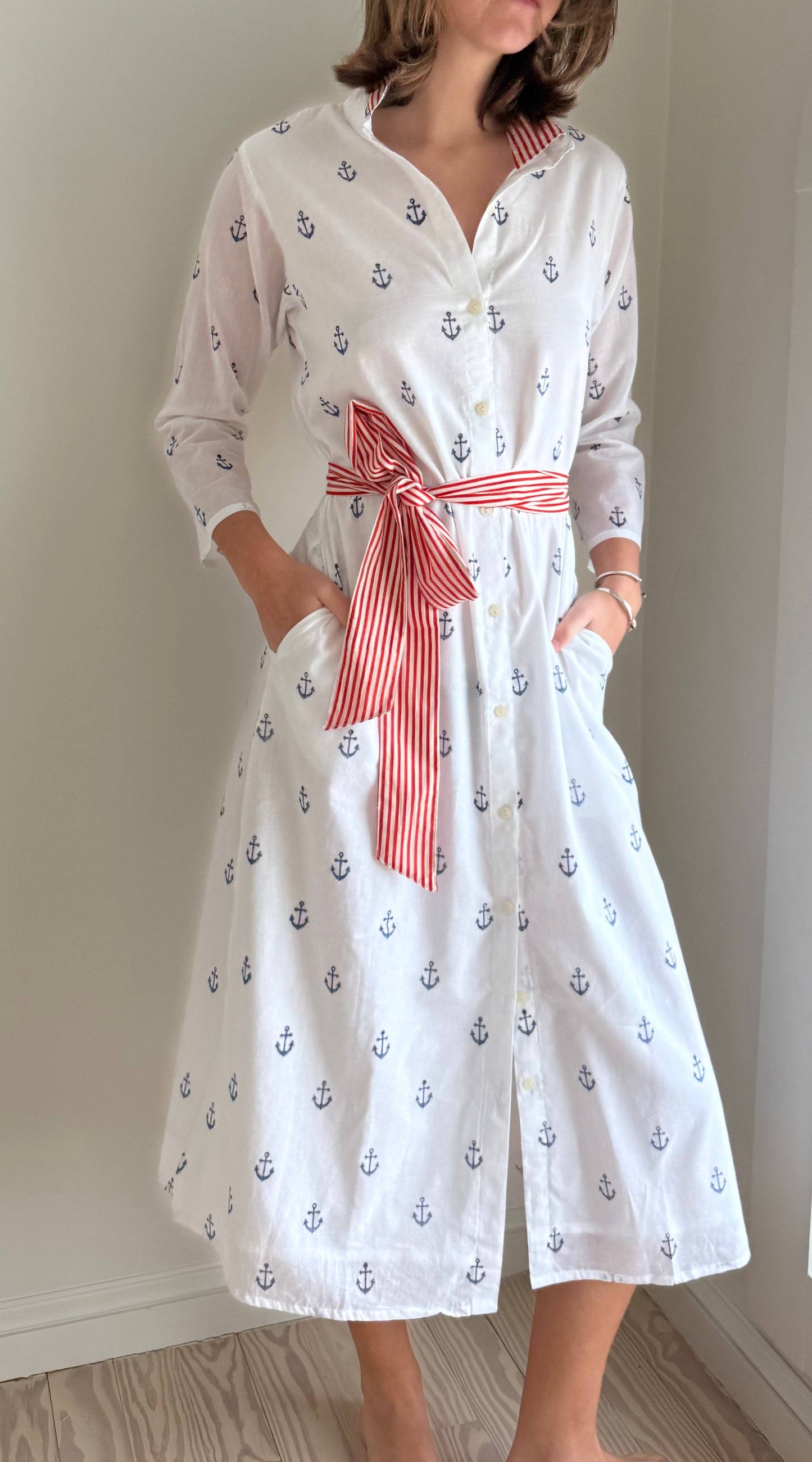 Pink Pineapple - Après Beach Anchor Maxi Dress: Small