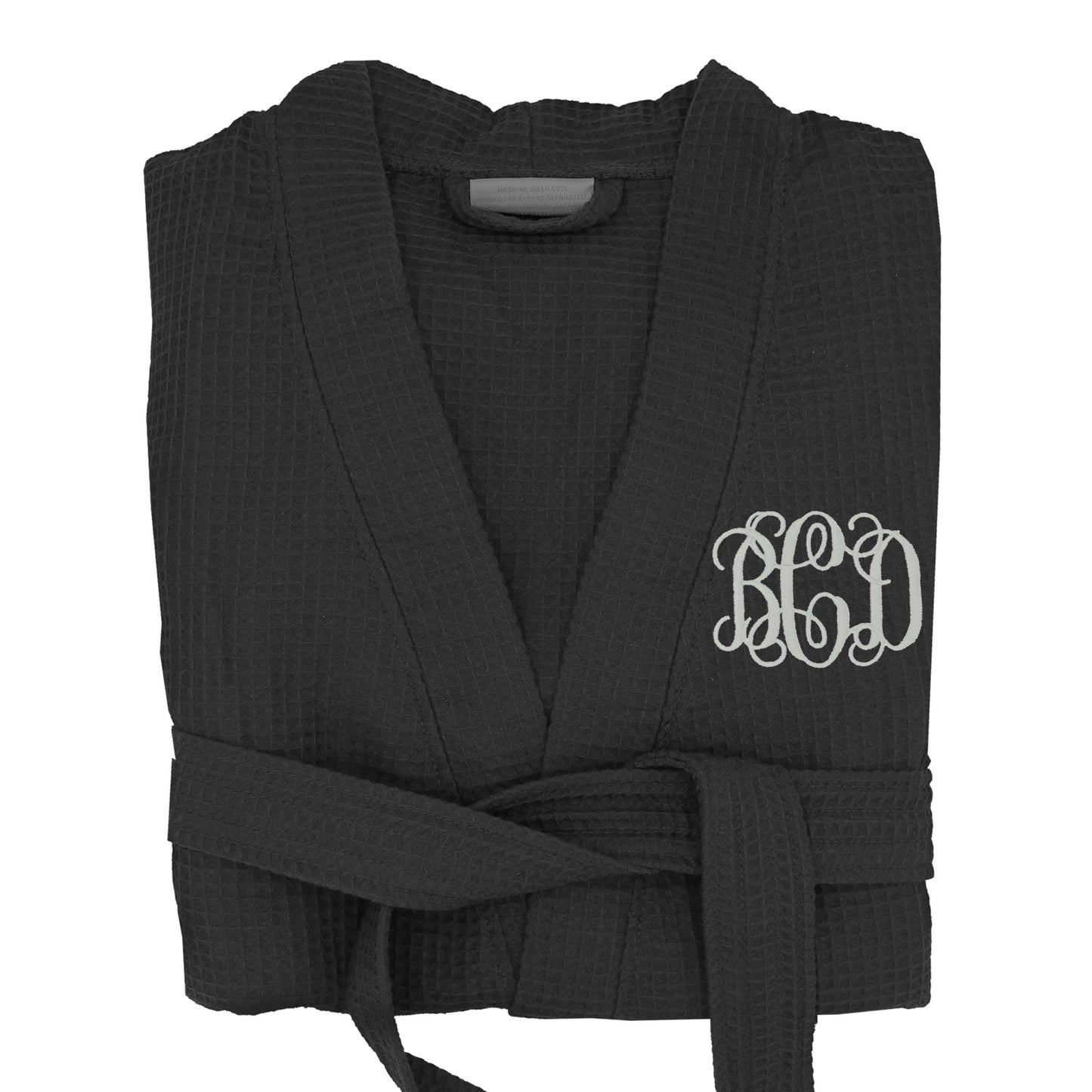 Personalized Waffle Bridesmaid Kimono Robe - Wedding Bridal Party Robes - Women's Bathrobe - Custom Monogrammed