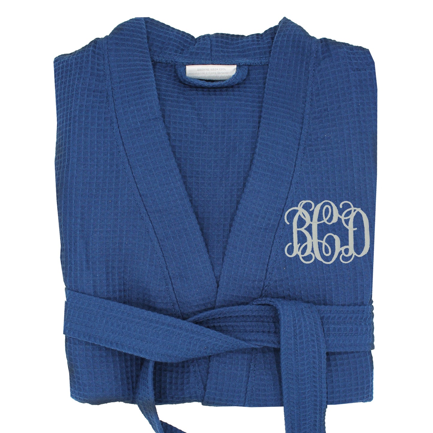 Personalized Waffle Bridesmaid Kimono Robe - Wedding Bridal Party Robes - Women's Bathrobe - Custom Monogrammed