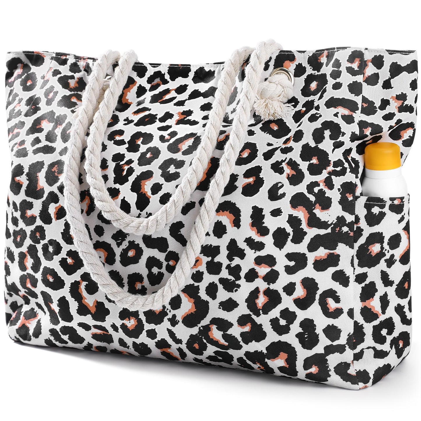 Beach Bags for Women - Large Beach Tote Bag, Women Sandproof Pool Bag for Pool Gym Grocery Travel