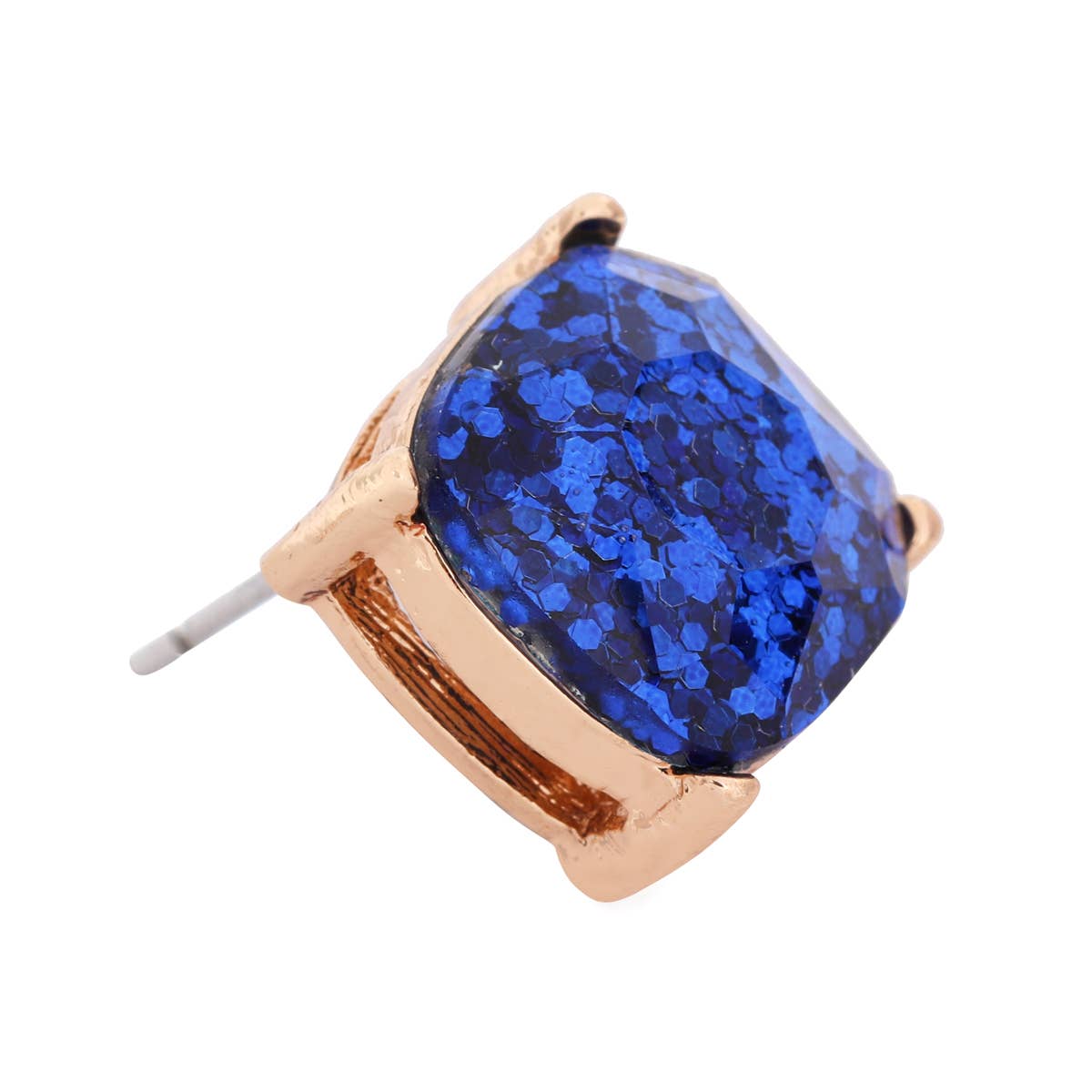 MYS Wholesale Inc - Sparkling Glitter Epoxy Stud Earrings: Ab