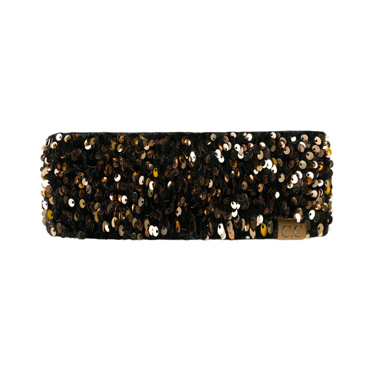 Truly Contagious - CC Sequin Headwrap - HWE0012 - By Contagious Wholesale: Black