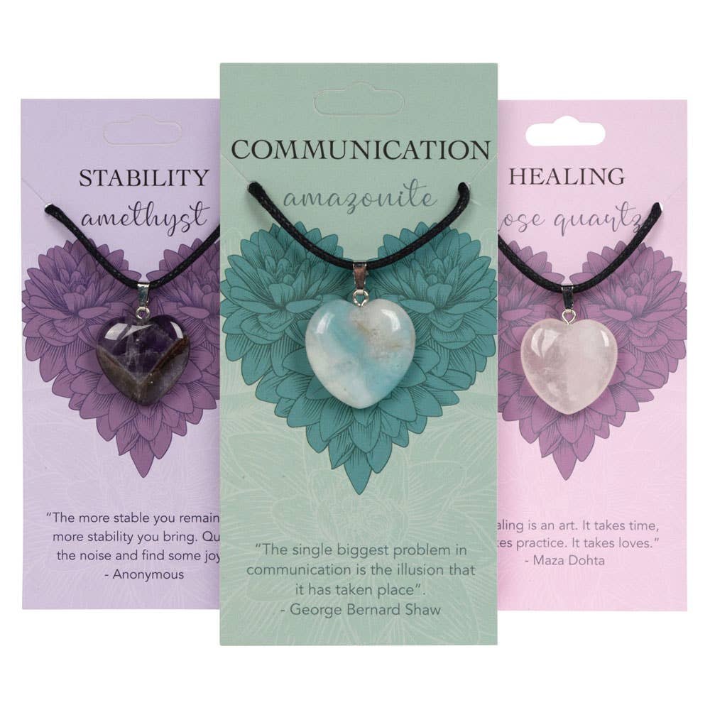 Benjamin International - Heart Pendants: Balance (Aventurine)