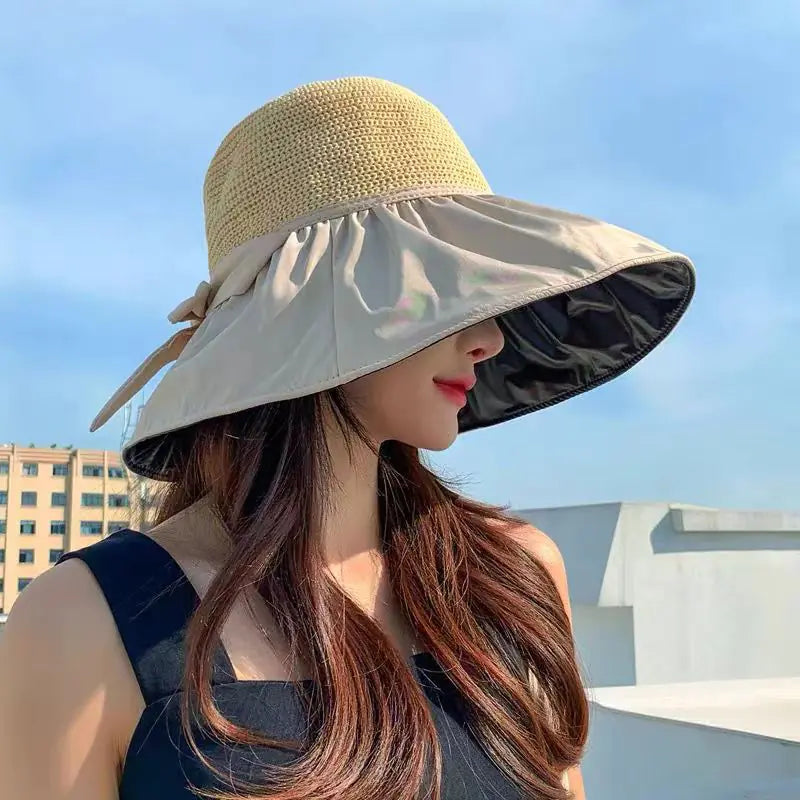 Folding Sun Hat with UV Protection for Women