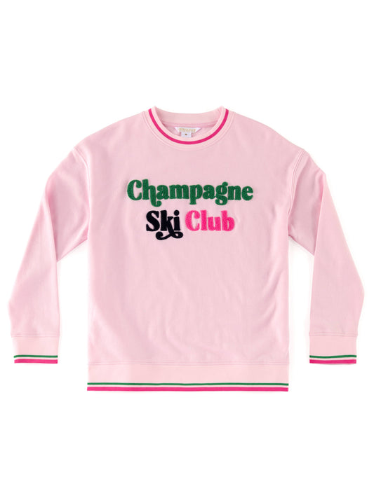 "CHAMPAGNE SKI CLUB" SWEATSHIRT